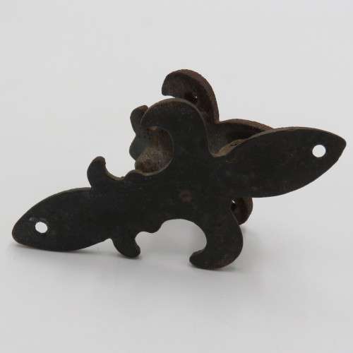 Vintage cast iron Boy scouts Fleur de Lis door knocker