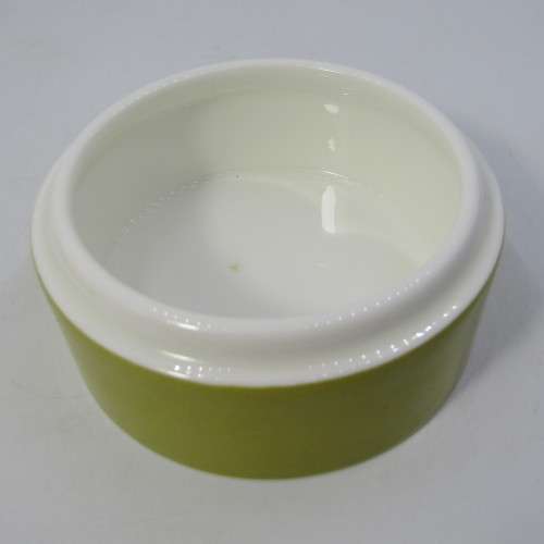 Vintage Wedgwood Susie Cooper design - flower motif maize trinket bowl