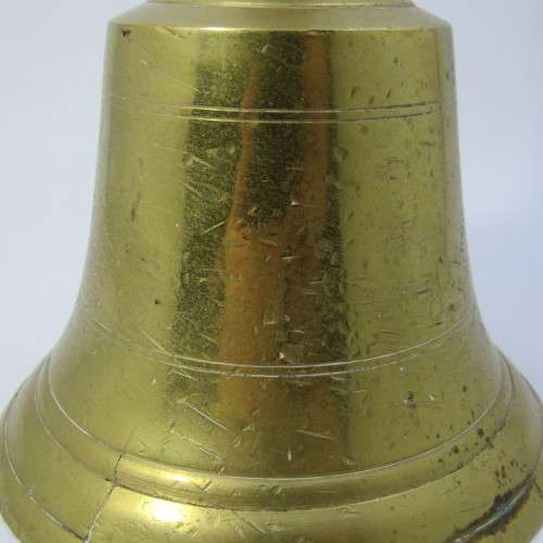 Vintage Brass Bell with wooden handle