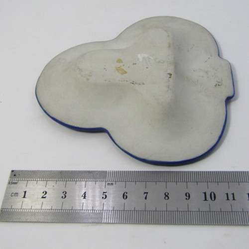 Vintage dark blue jasper ware trinket bowl