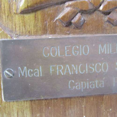 Colegio Militar - Mcal Francisco S. Lopes, Capiata Paraguy (Military College) plaque