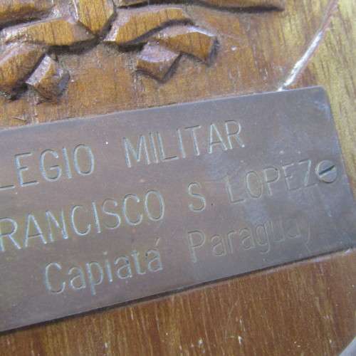 Colegio Militar - Mcal Francisco S. Lopes, Capiata Paraguy (Military College) plaque