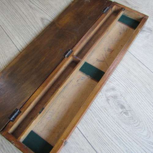 Antique parallel rolling ruler in original box