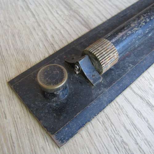 Antique parallel rolling ruler in original box