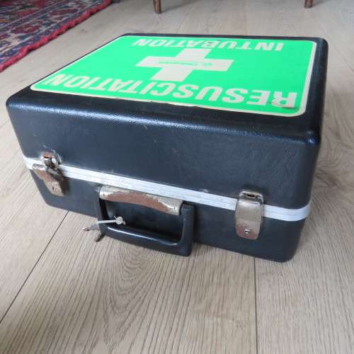 Vintage Vitalograph medical resuscitation intubation kit
