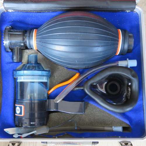 Vintage Vitalograph medical resuscitation intubation kit