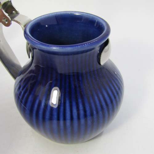 Vintage porcelain mustard pot with lid - 7,5cm