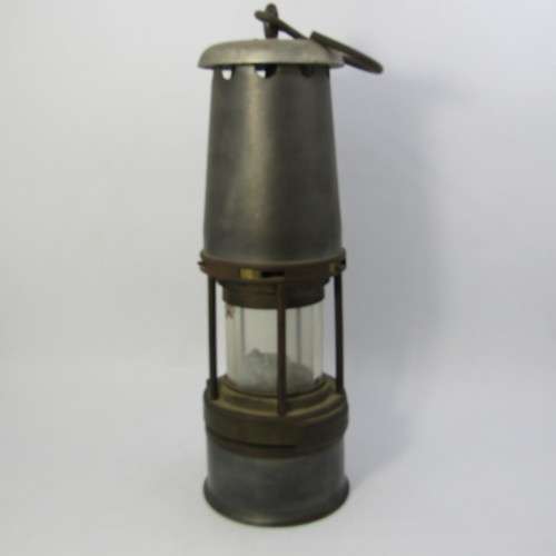 Vintage Wolf safety lamp - mining lamp