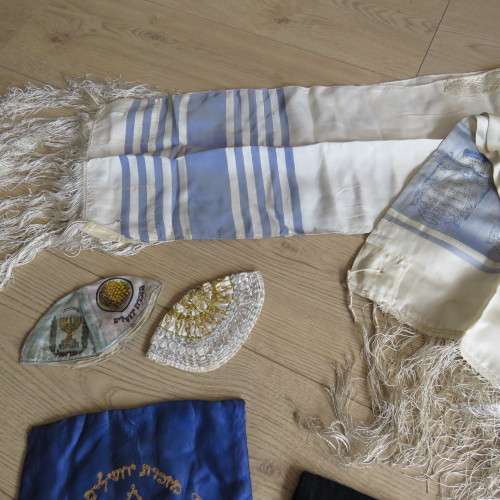 Lot of 7 vintage Jewish ceremonial items