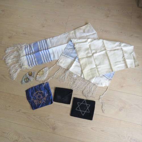 Lot of 7 vintage Jewish ceremonial items