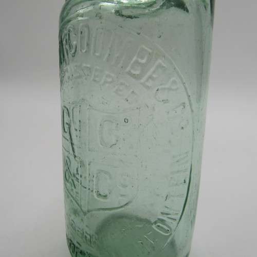 Vintage Gordon and Co. Krugersdorp and Randfontein glass bottle