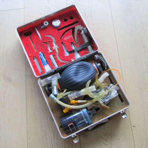 Vintage Vitalograph medical resuscitation incubation kit