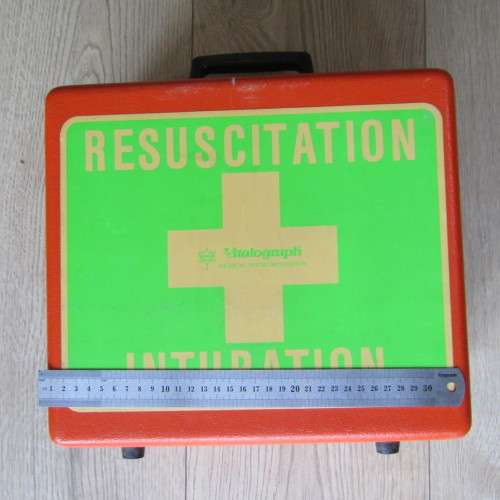 Vintage Vitalograph medical resuscitation incubation kit