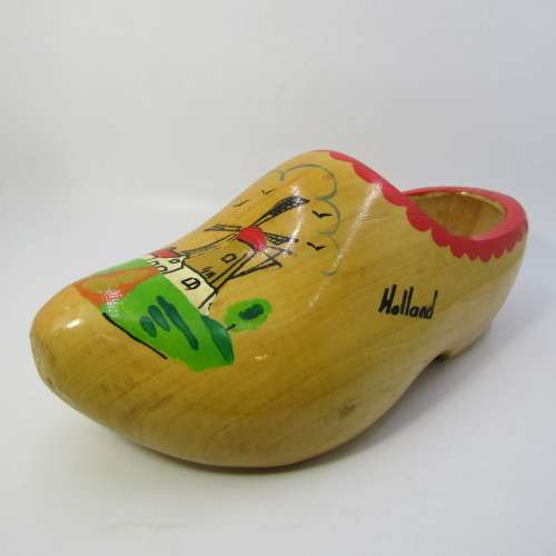 Large Holland wooden clog shoe