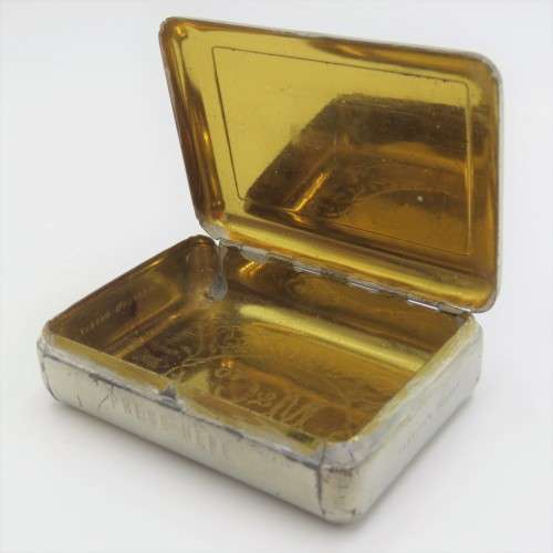 Vintage M and Co Jahncke`s patent small tin