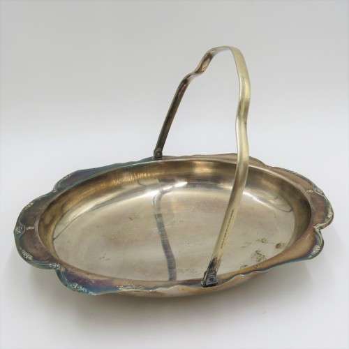 Vintage silver plated trinket bowl