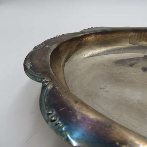 Vintage silver plated trinket bowl