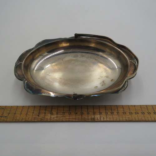 Vintage silver plated trinket bowl