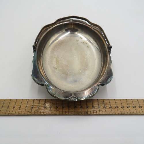 Vintage silver plated trinket bowl