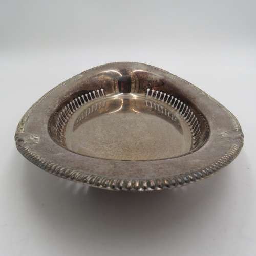 Vintage silver plated large dish