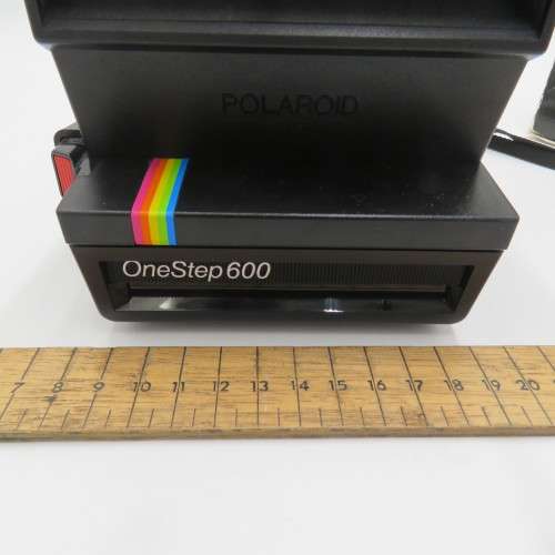 Vintage OneStep 600 Polaroid 800 land camera - not tested