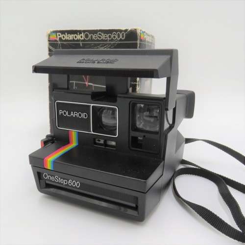 Vintage OneStep 600 Polaroid 800 land camera - not tested