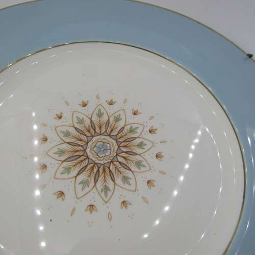 Vintage Grindley Satin White 3-4 plate with hiarline cracks