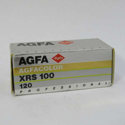 Pair of AGFA XRS 100 color films - expired but still sealed