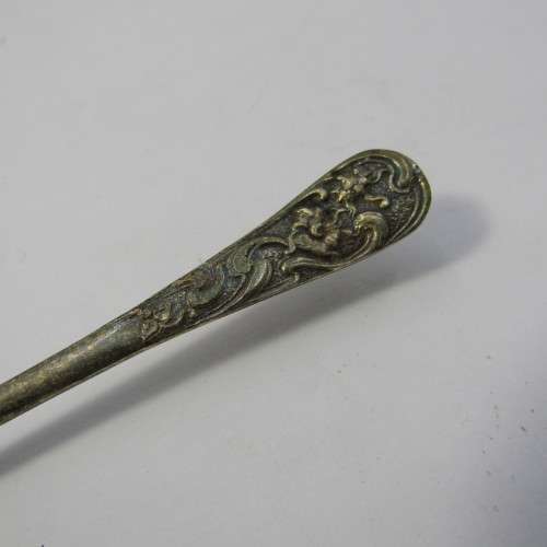 Vintage silver plated pickle forks in box