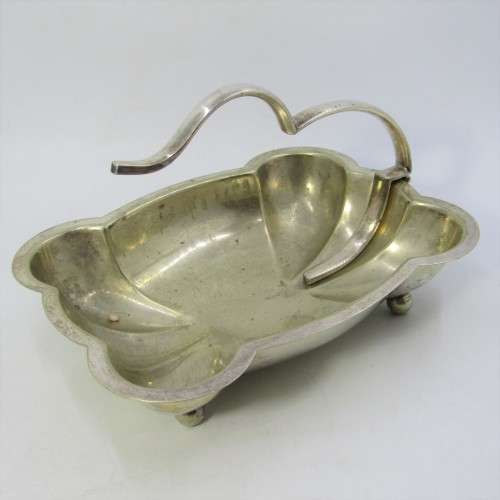Vintage silver plated trinket bowl
