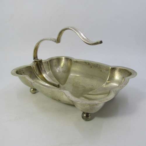 Vintage silver plated trinket bowl
