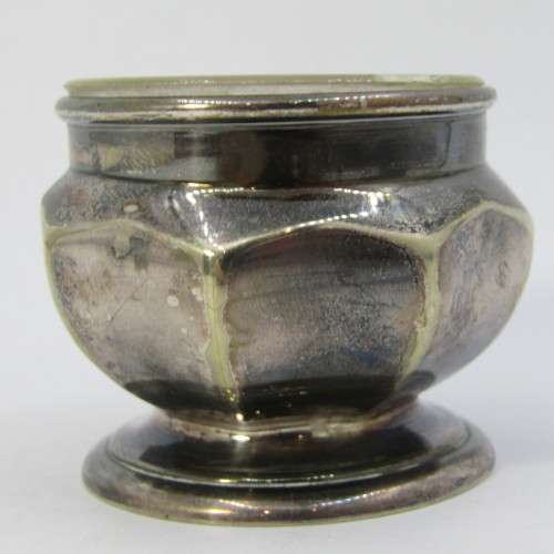 Vintage silver plated EPNS mustard bowl
