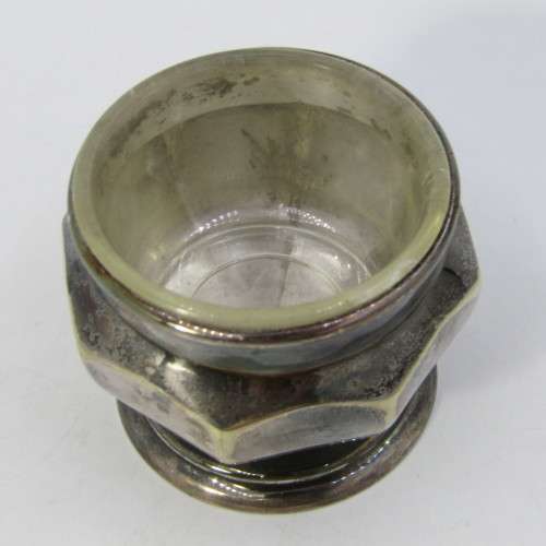 Vintage silver plated EPNS mustard bowl