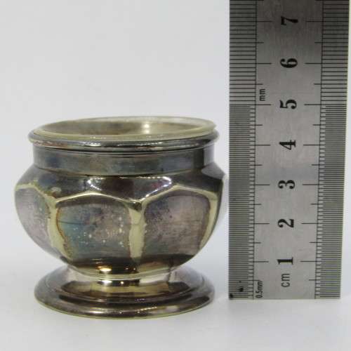 Vintage silver plated EPNS mustard bowl