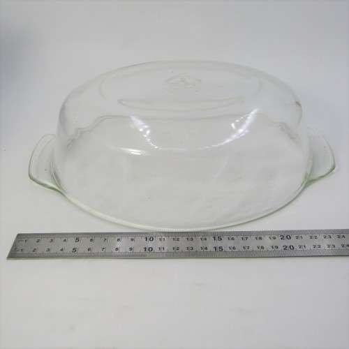 Vintage Anchor Hocking Fire Kingglass bowl with stand