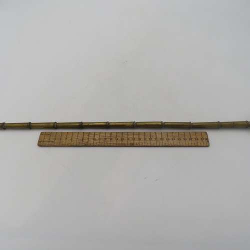 Beautiful Vintage South African Engineering corps swagger stick made from bullet casings