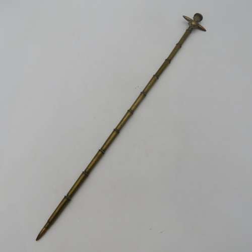 Beautiful Vintage South African Engineering corps swagger stick made from bullet casings