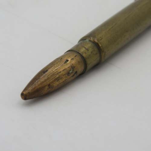 Beautiful Vintage South African Engineering corps swagger stick made from bullet casings
