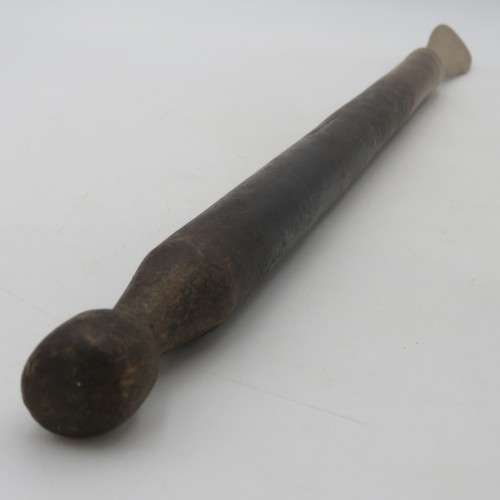 Vintage African porridge spoon - nice patina on the handle