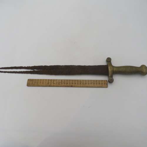 1831 French Infantry short sword - `Gladius` blade rusted away