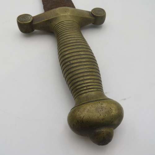 1831 French Infantry short sword - `Gladius` blade rusted away
