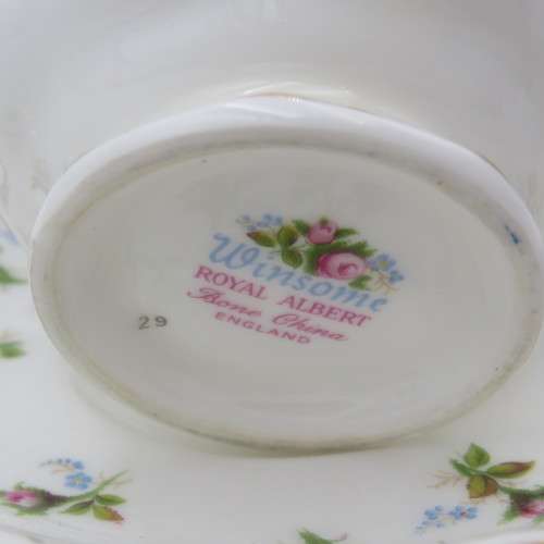 Royal Albert Winsome porcelain trio