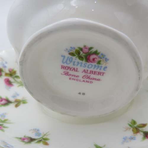 Royal Albert Winsome porcelain trio