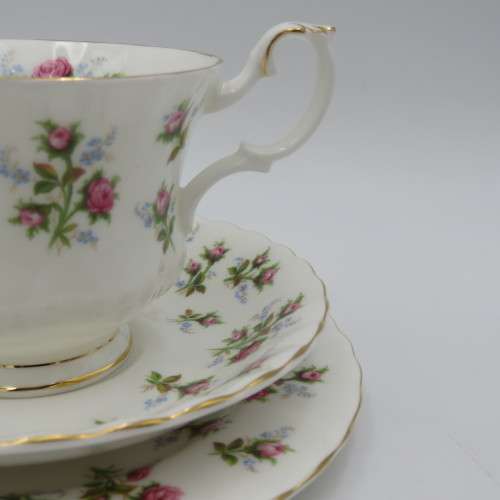 Royal Albert Winsome porcelain trio