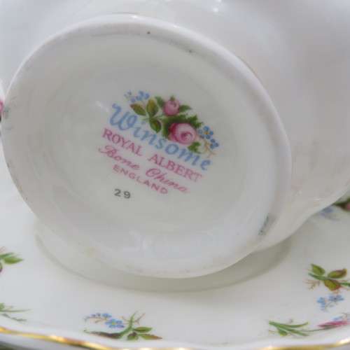 Royal Albert Winsome porcelain trio
