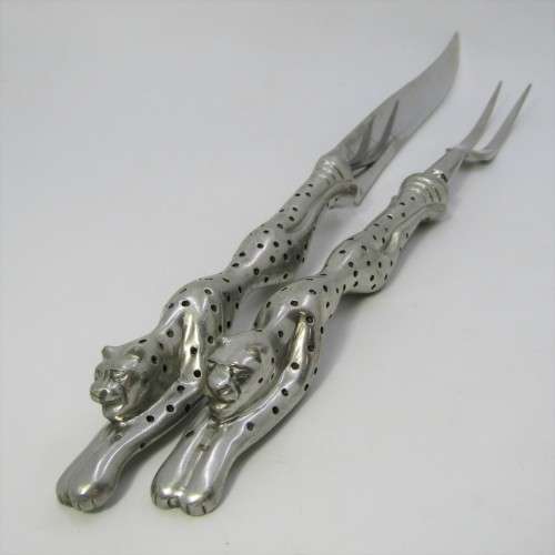 Diana Carmichael Cheetah carving set