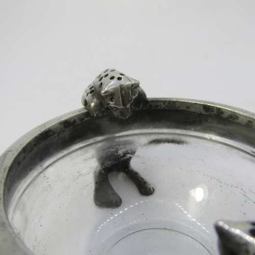 Diana Carmichael double Cheetah salt dish