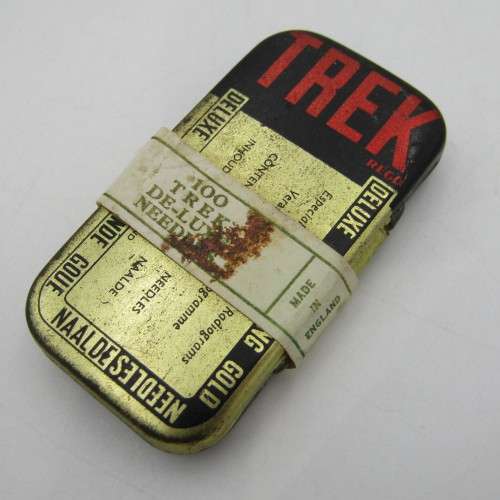 Tin of Trek gramophone needles
