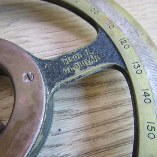 Antique Henry Hughes and Sons maritime naval station pointer in case