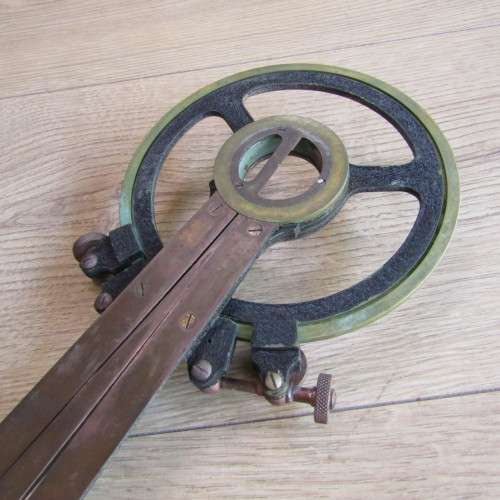 Antique Henry Hughes and Sons maritime naval station pointer in case
